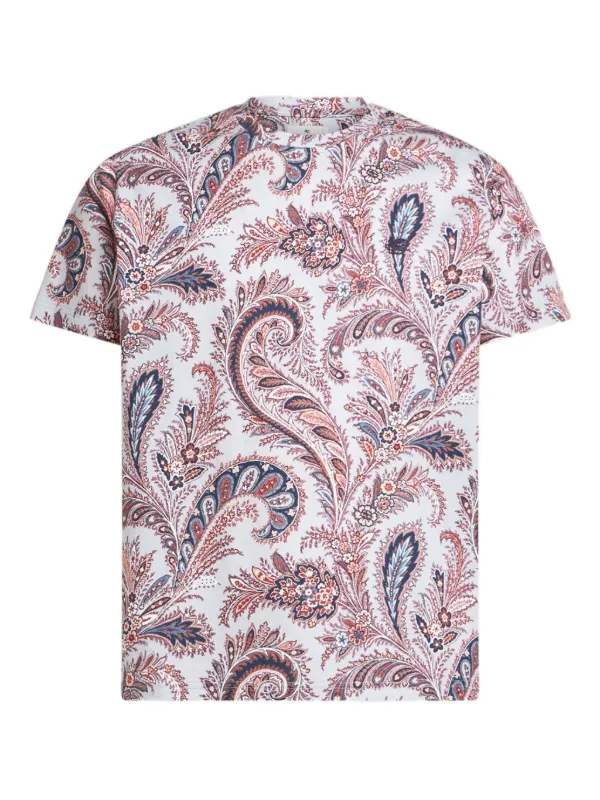 ETRO フローラル Tシャツ | ホワイト | FARFETCH JP