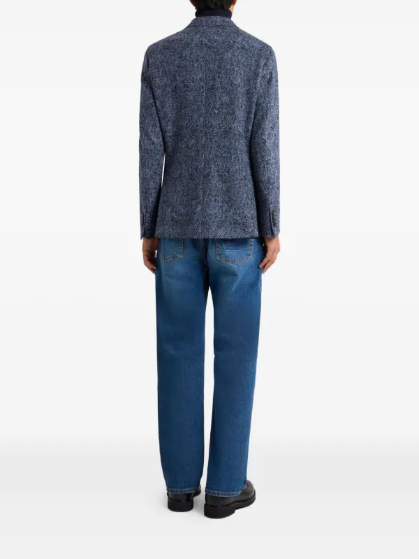 ETRO - ETROサマーウールジャケット ETRO ウール ジャケット | ブルー | FARFETCH JP
