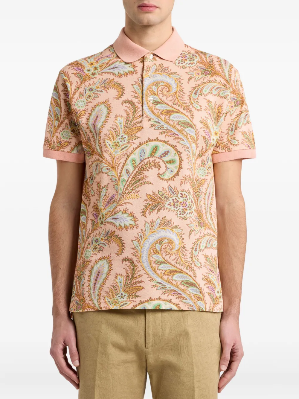 ETRO Katoenen poloshirt - Roze