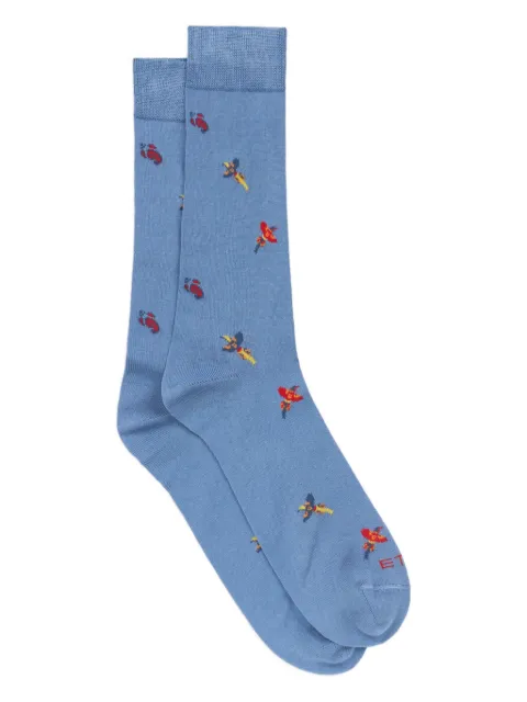 ETRO calcetines con motivo en jacquard