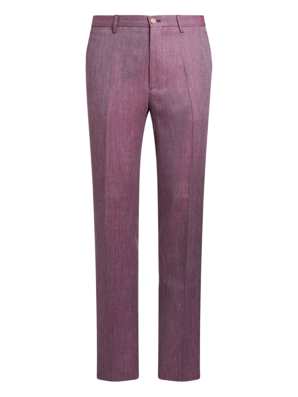 ETRO Slub linnen broek Roze