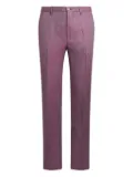 ETRO slub linen trousers - Pink