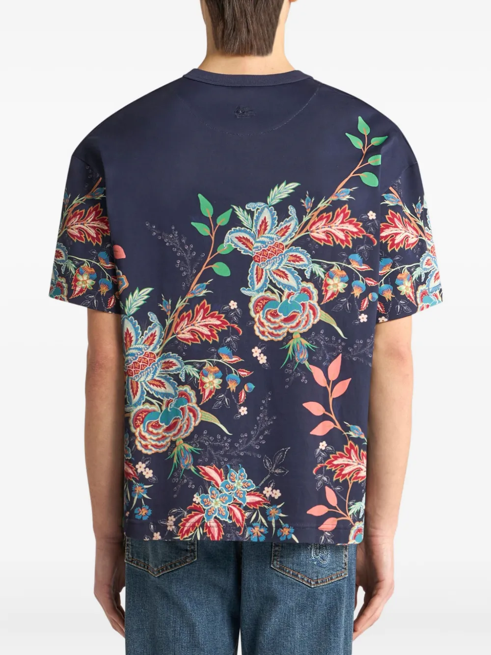 ETRO Katoenen T-shirt Blauw