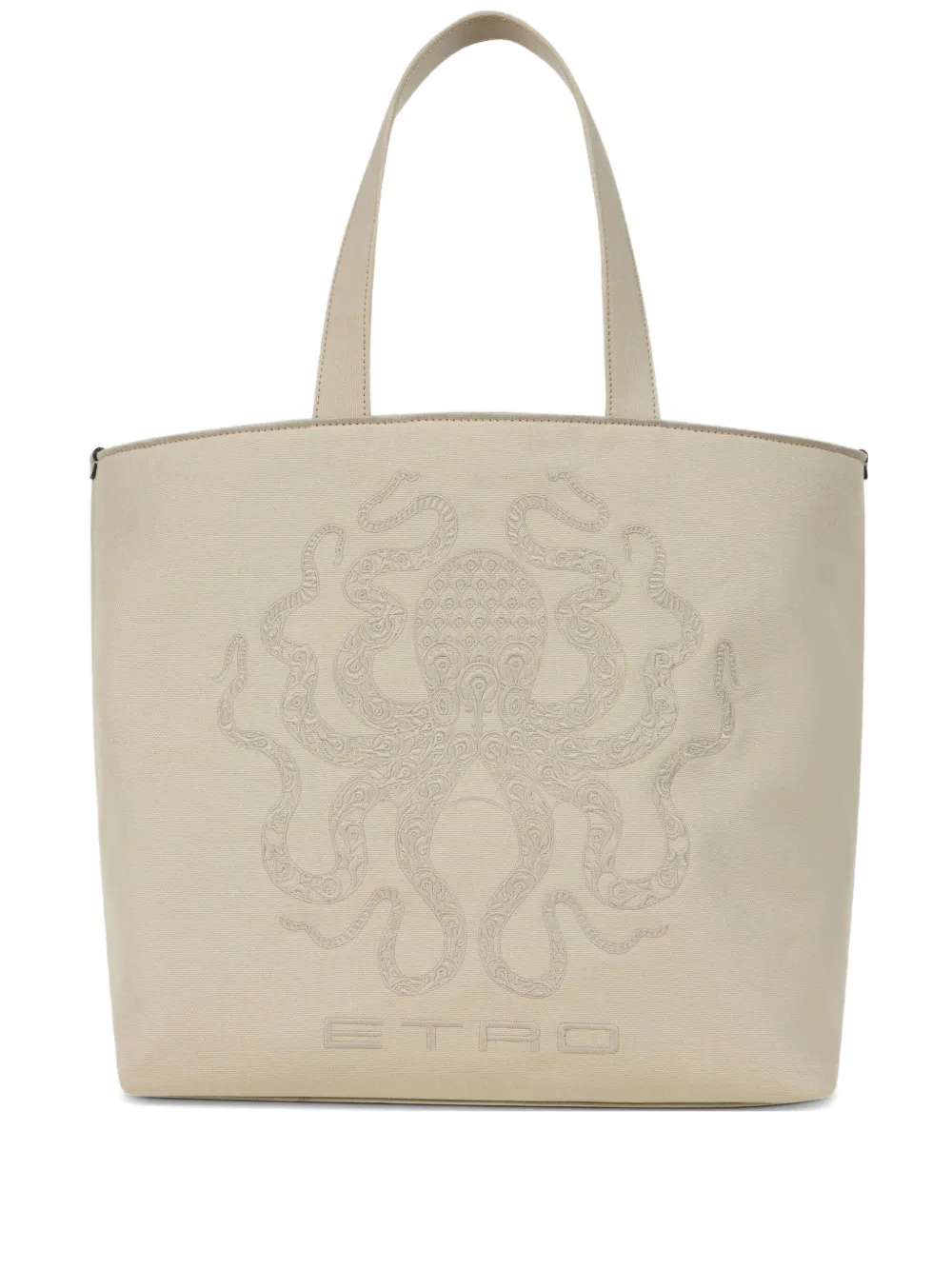 ETRO Octopus-embroidered tote bag | Neutrals | Image 1