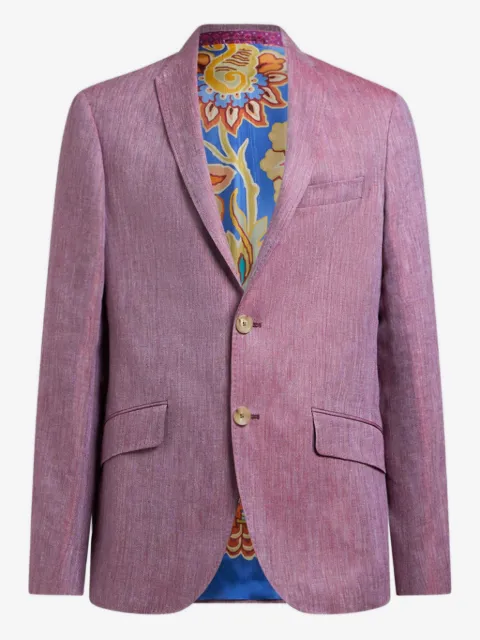 ETRO slub-texture blazer