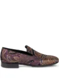 ETRO paisley-jacquard loafers - Gold
