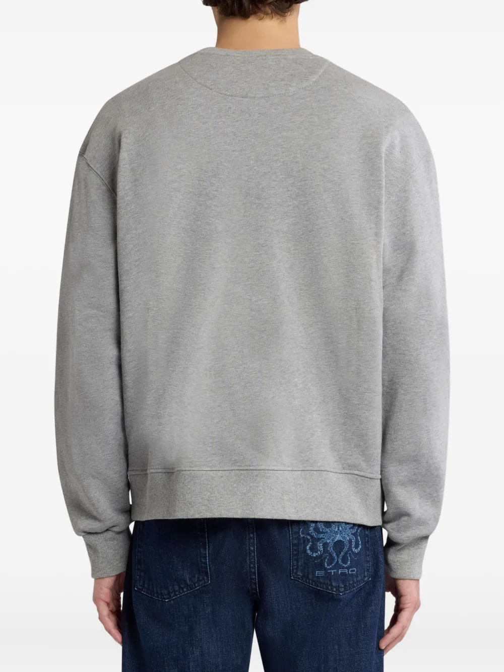 ETRO Sweater met logoprint Grijs