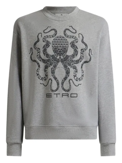 ETRO sudadera con logo estampado