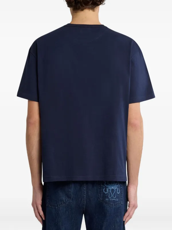 ETRO ロゴ Tシャツ | ブルー | FARFETCH JP
