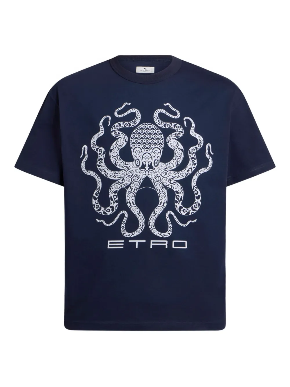 ETRO playera con logo estampado | azul | Image 1