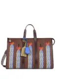 ETRO x Agostino Iacurci large travel bag - Brown