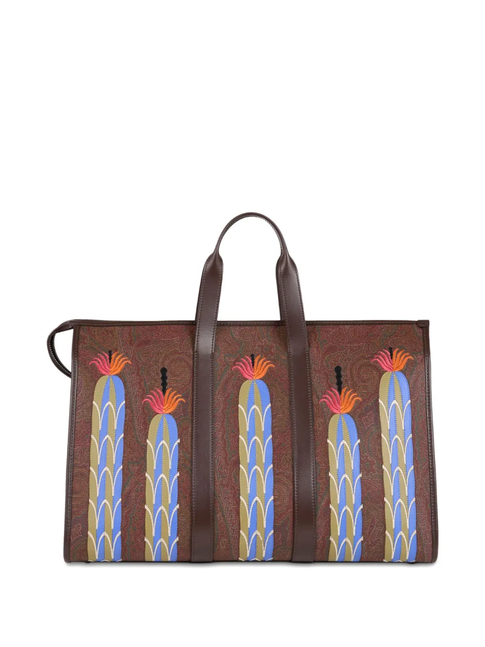 ETRO x Agostino Iacurci grote reistas Bruin