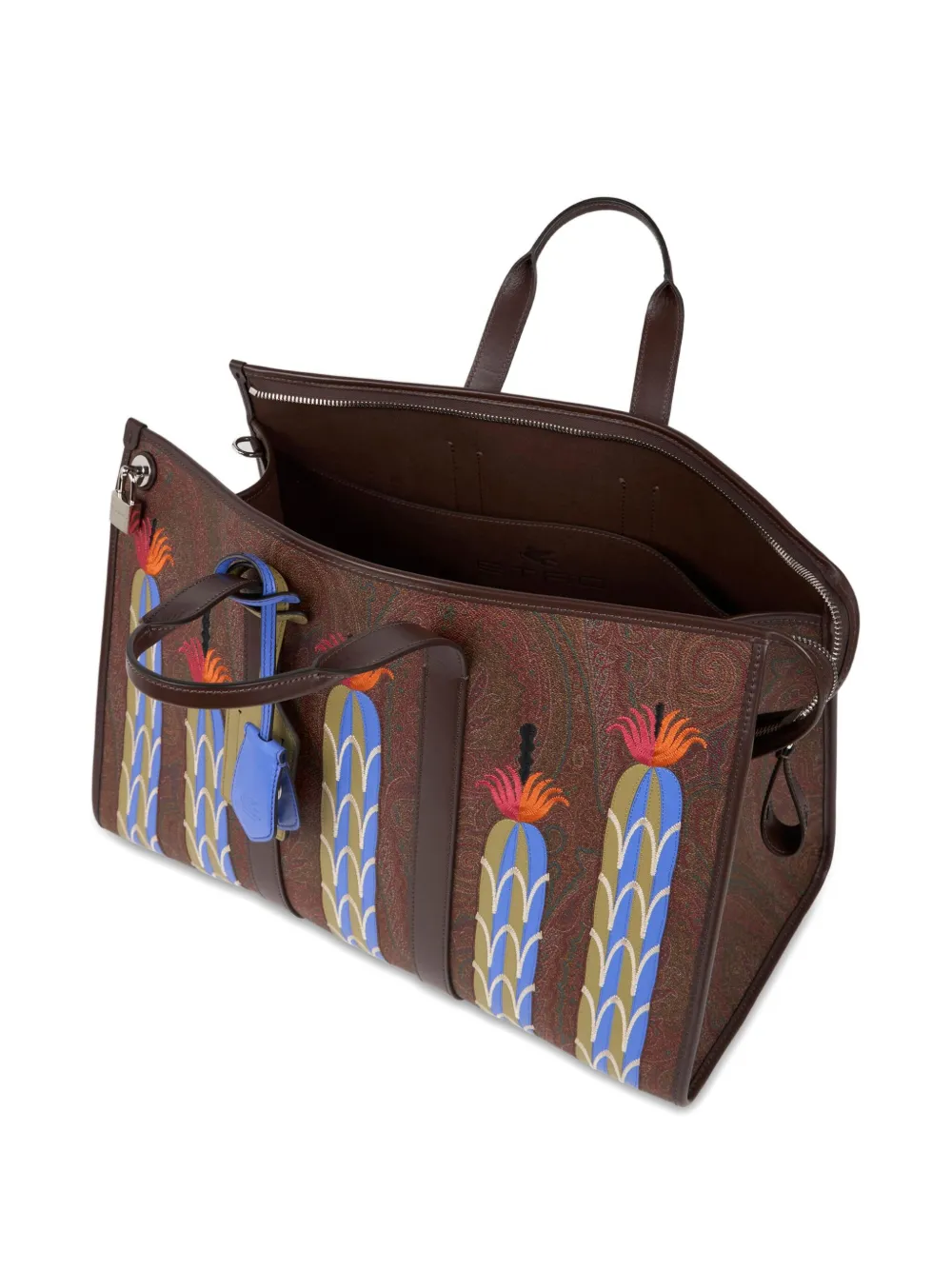 ETRO x Agostino Iacurci grote reistas Bruin