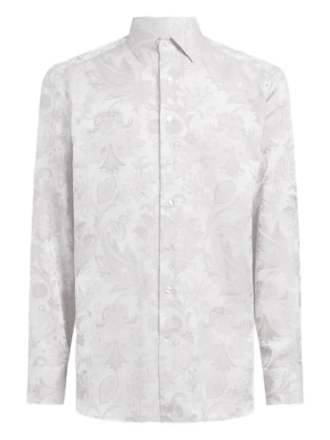 ETRO paisley-jacquard cotton shirt