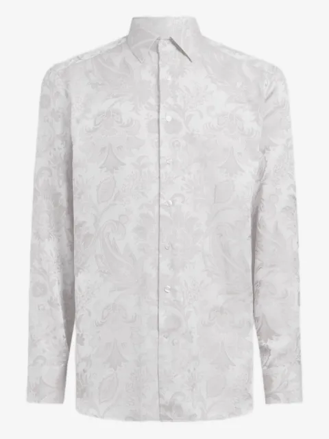 ETRO camisa de algodón en jacquard