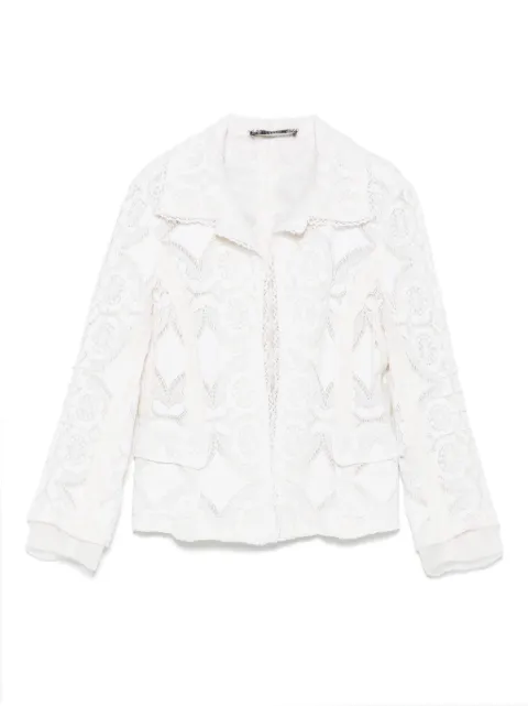 Dolce & Gabbana Pre-Owned chamarra con encaje 2000