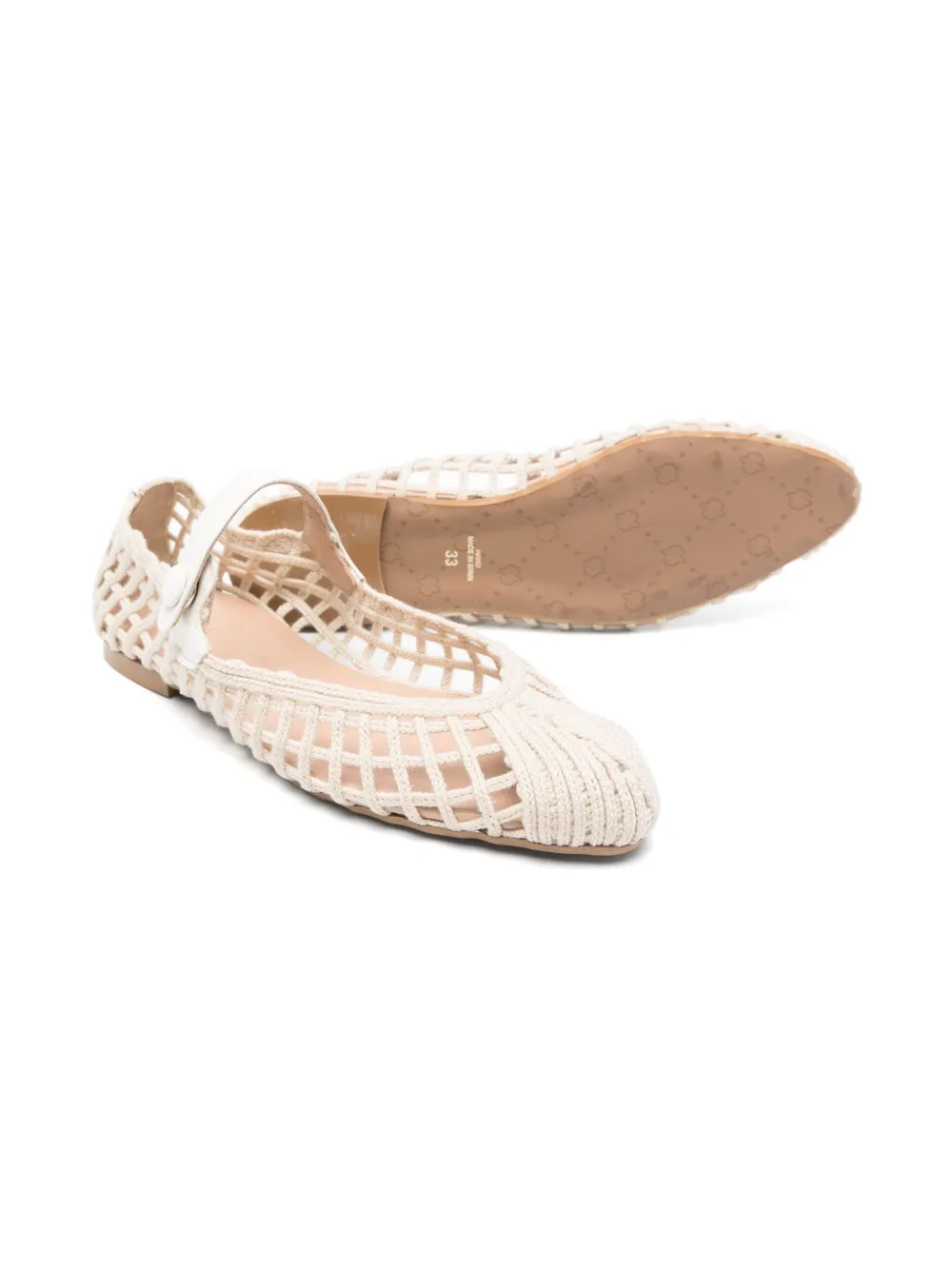 Eli1957 flat ballerinas - Beige
