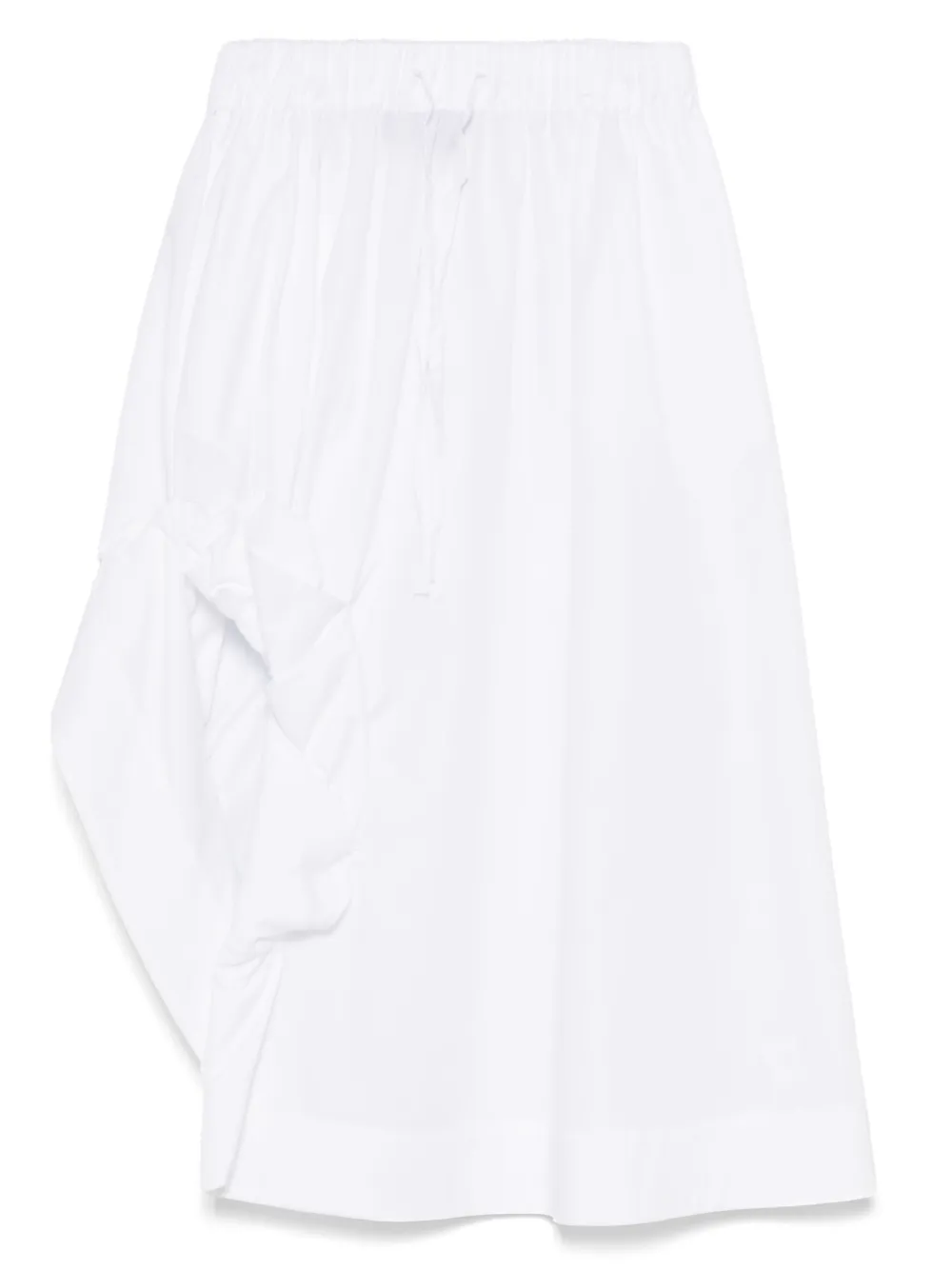 Simone Rocha Gathered-slit Midi Skirt