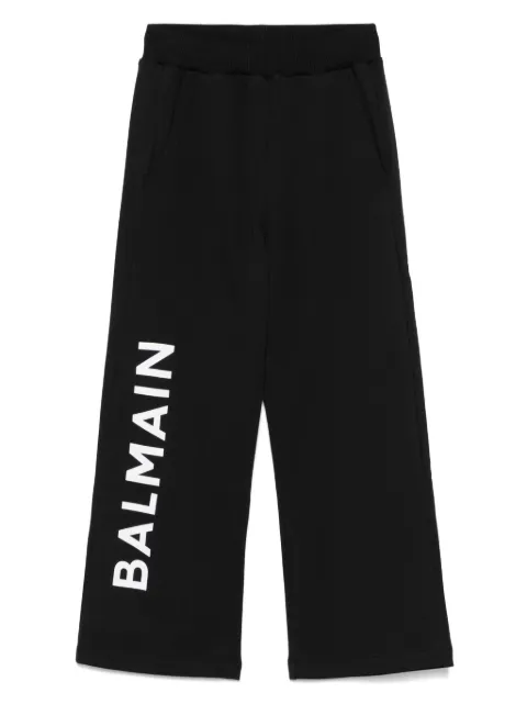 Balmain Kids logo-print track pants