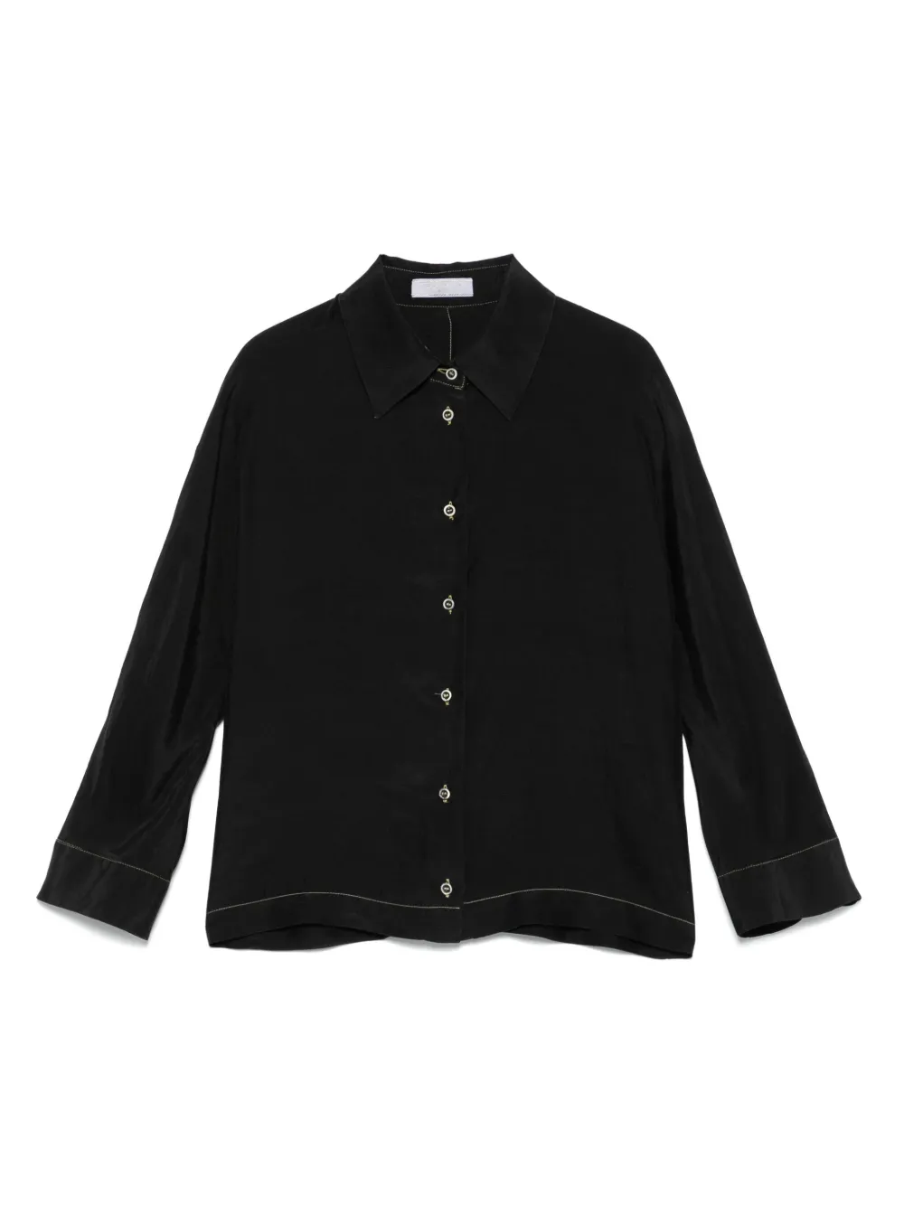 Pre-owned Prada 2000s Silk Shirt
