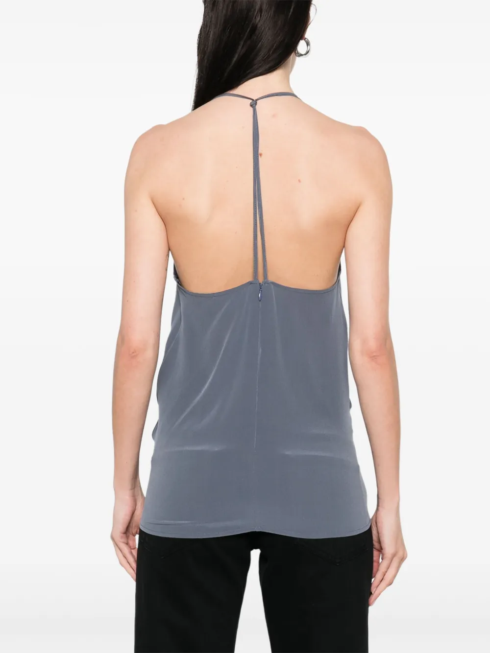Victoria Beckham Zijden top Grijs