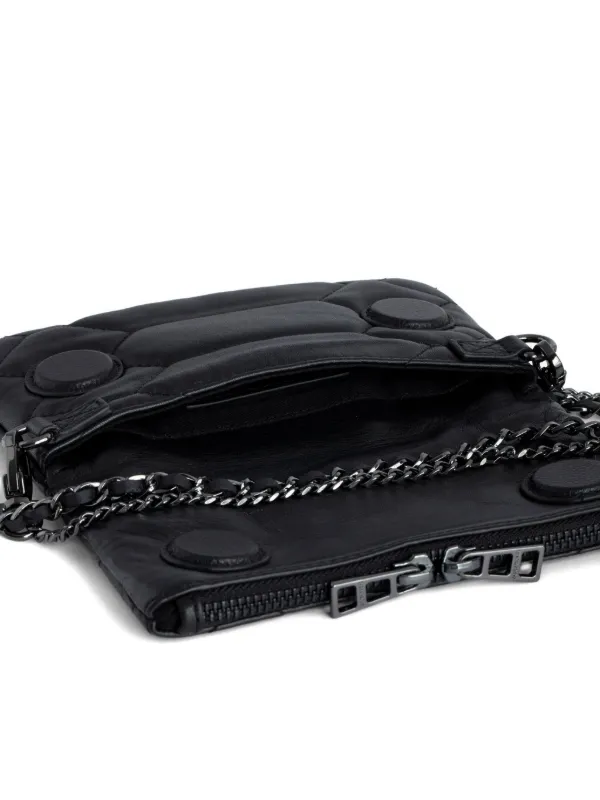 Zadig&Voltaire ジップアップ ショルダーバッグ | ブラック | FARFETCH JP