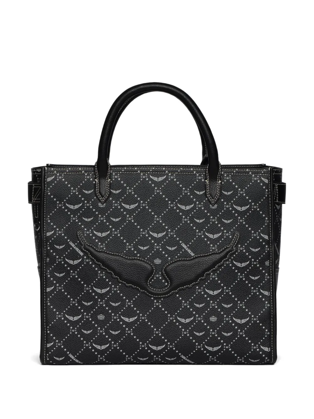Zadig&Voltaire Angel shopper met logo Zwart