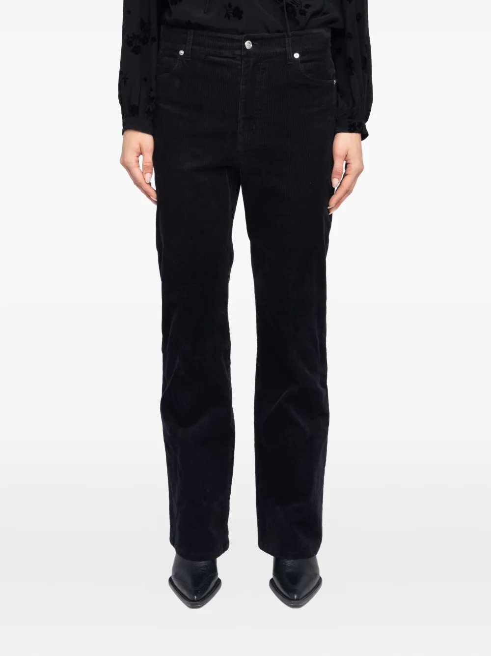 Zadig&Voltaire Ribfluwelen broek Zwart