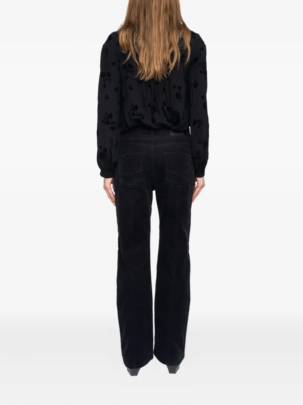 Zadig&Voltaire Ribfluwelen broek Zwart