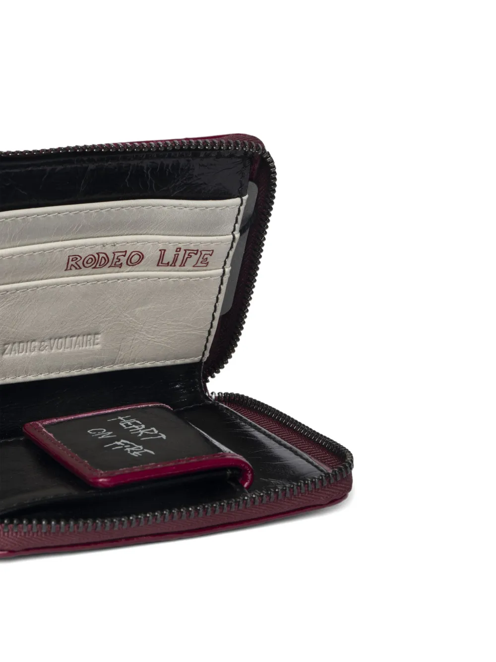 Zadig&Voltaire Sunny Mini Punk wallet Zwart