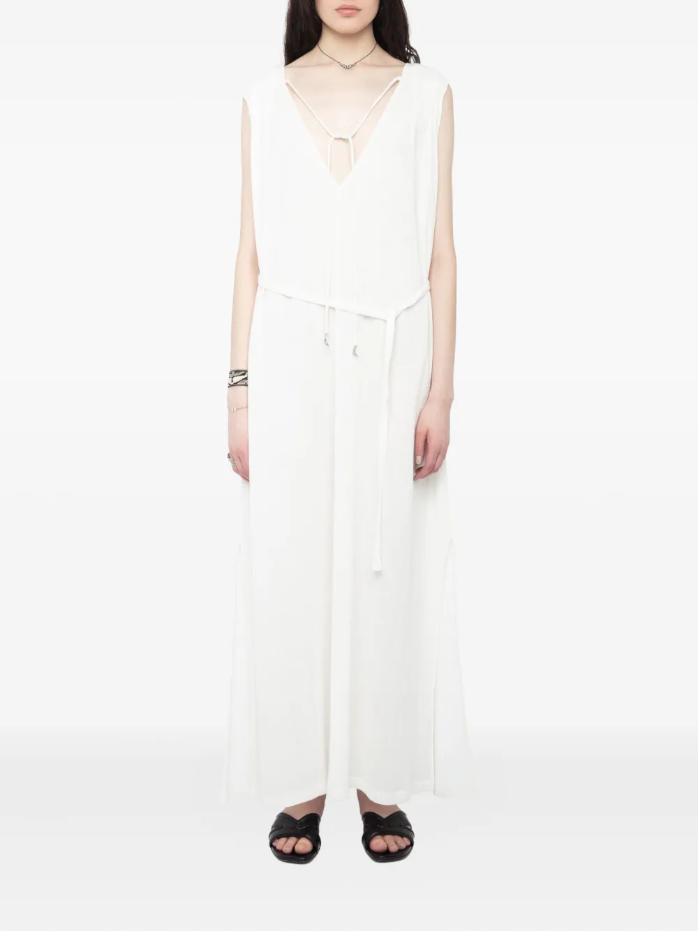 Zadig&Voltaire Rimati maxi dress - Wit