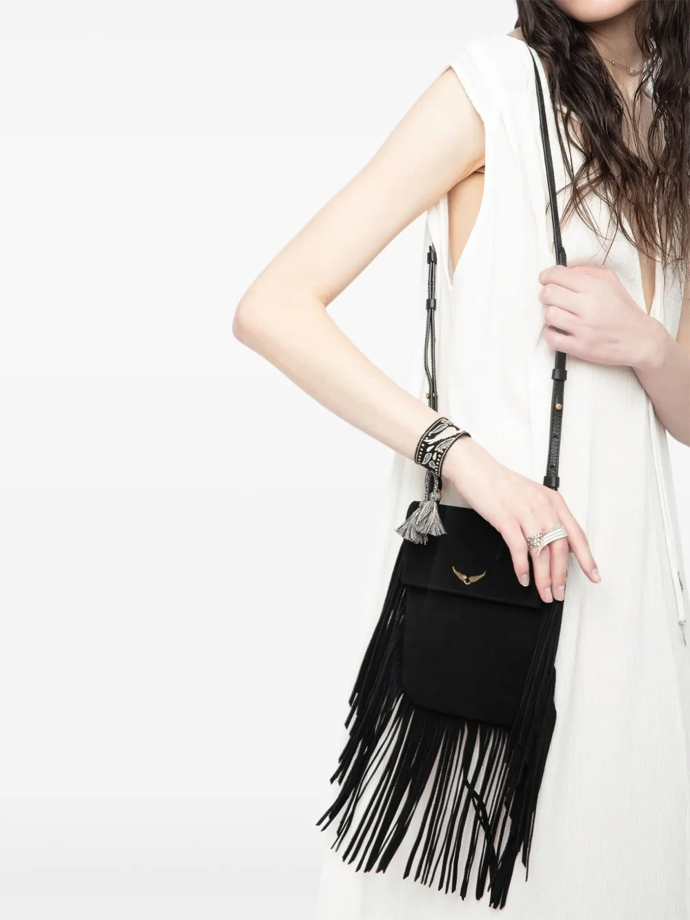 Zadig&Voltaire Rockson Nano schoudertas - Zwart