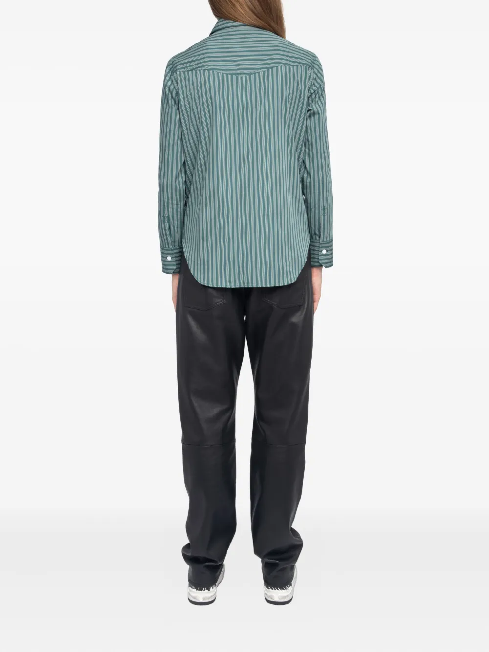 Zadig&Voltaire Gestreept blouse Groen