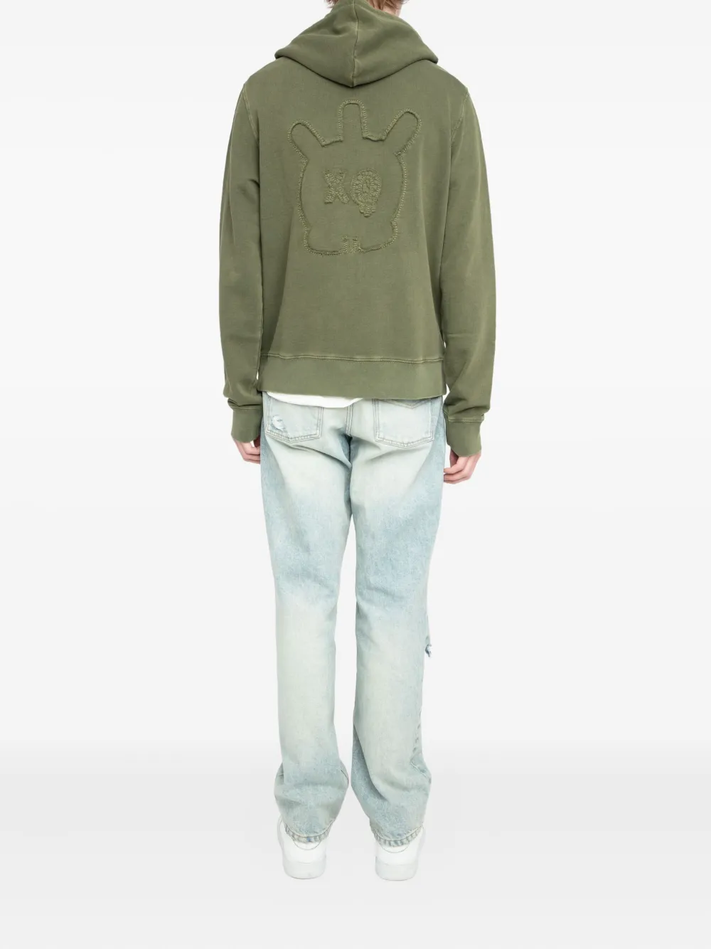 Zadig&Voltaire Alex Skull XO Used hoodie Groen