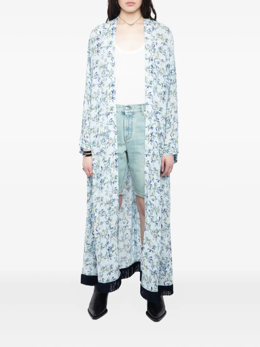 Zadig&Voltaire silk coat - Blauw