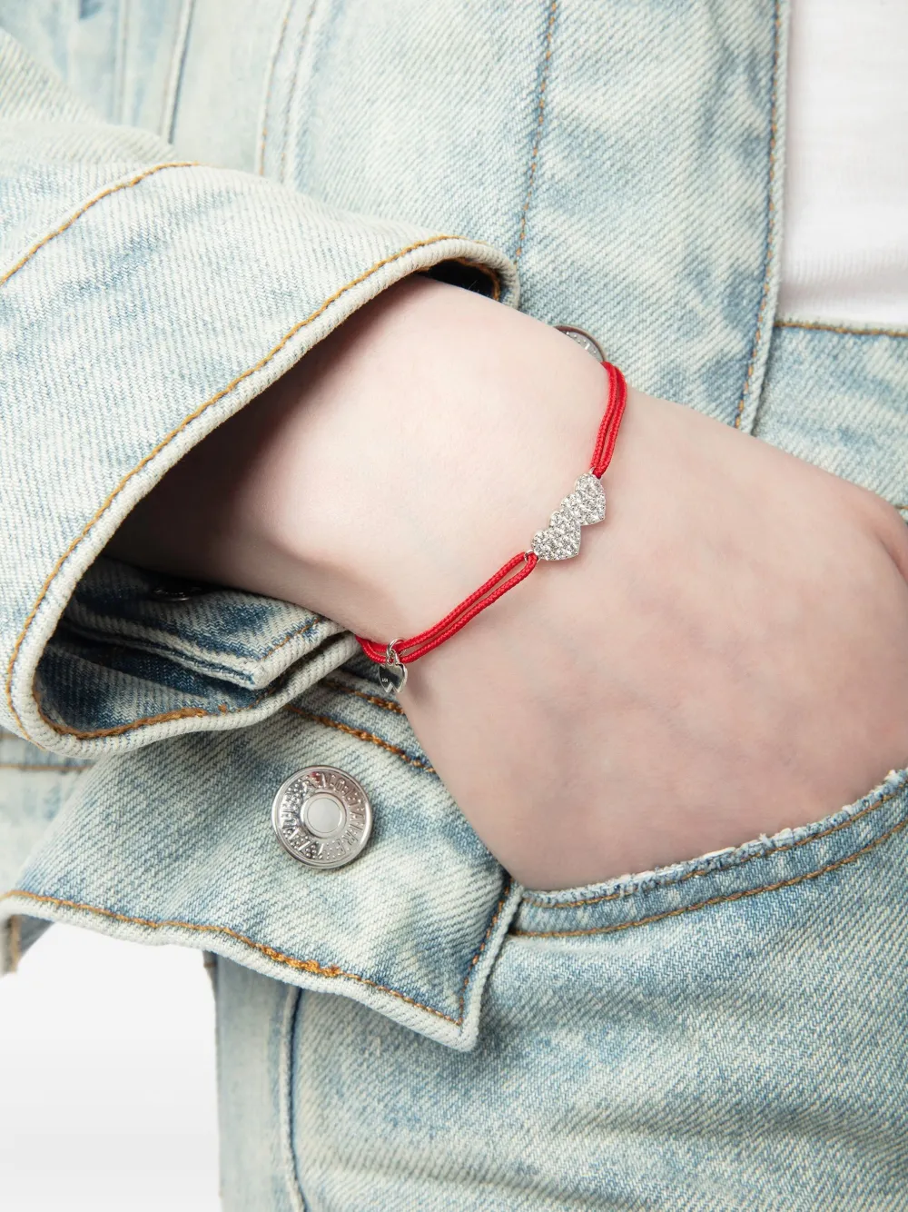 Zadig&Voltaire Zadig Link Heart bracelet - Zilver