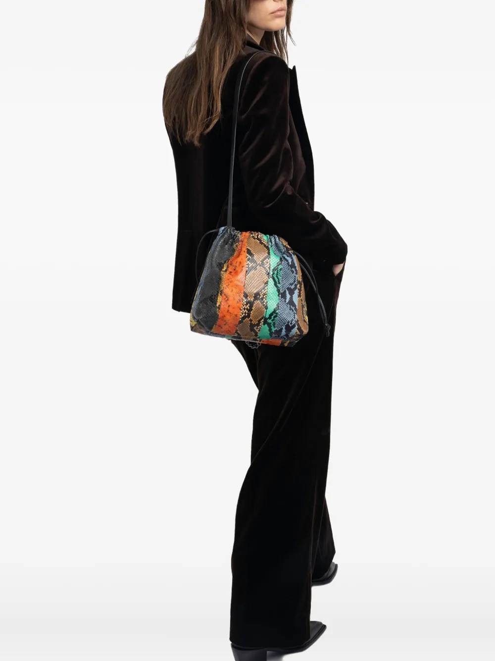 Zadig&Voltaire Rock Today python-print bucket bag | Image 2