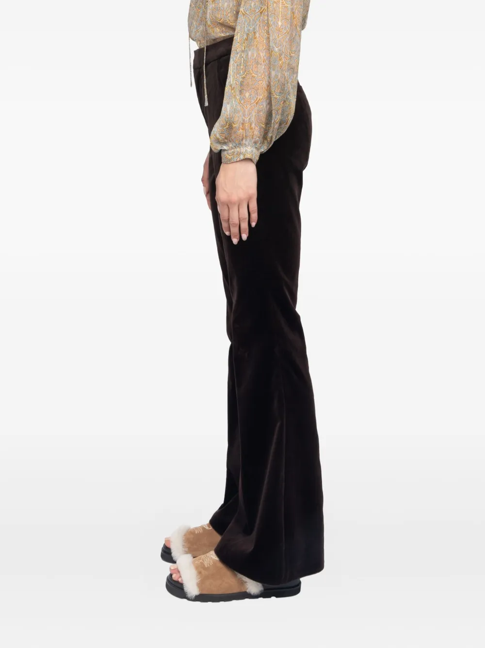 Zadig&Voltaire Fluwelen broek Bruin