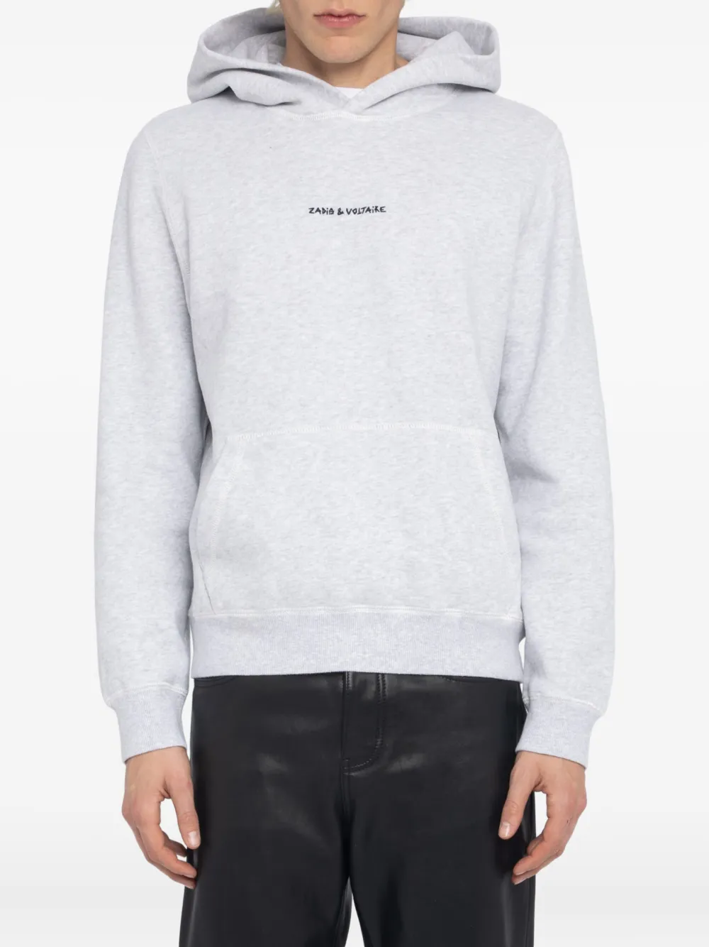 Zadig&Voltaire Sanchi hoodie met fotopatch Grijs
