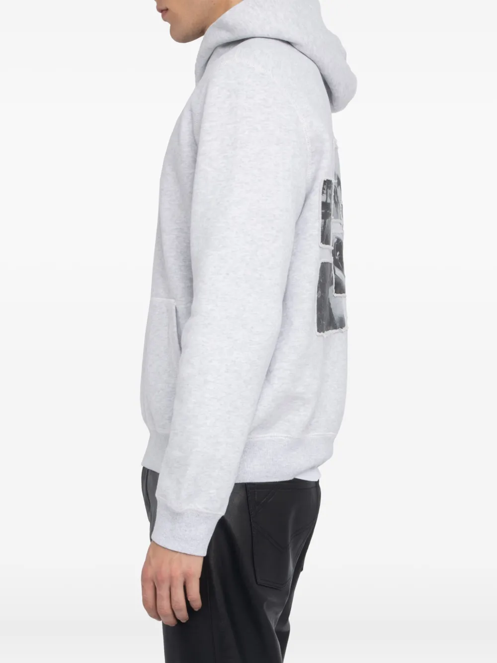 Zadig&Voltaire Sanchi hoodie met fotopatch Grijs