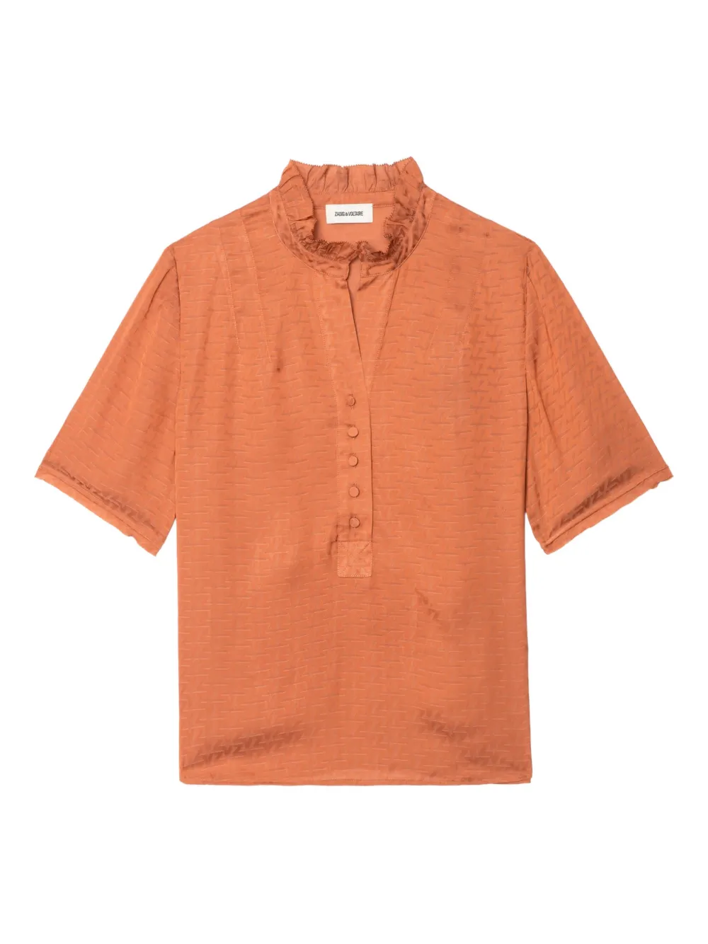 Zadig&Voltaire Topher satijnen blouse Oranje