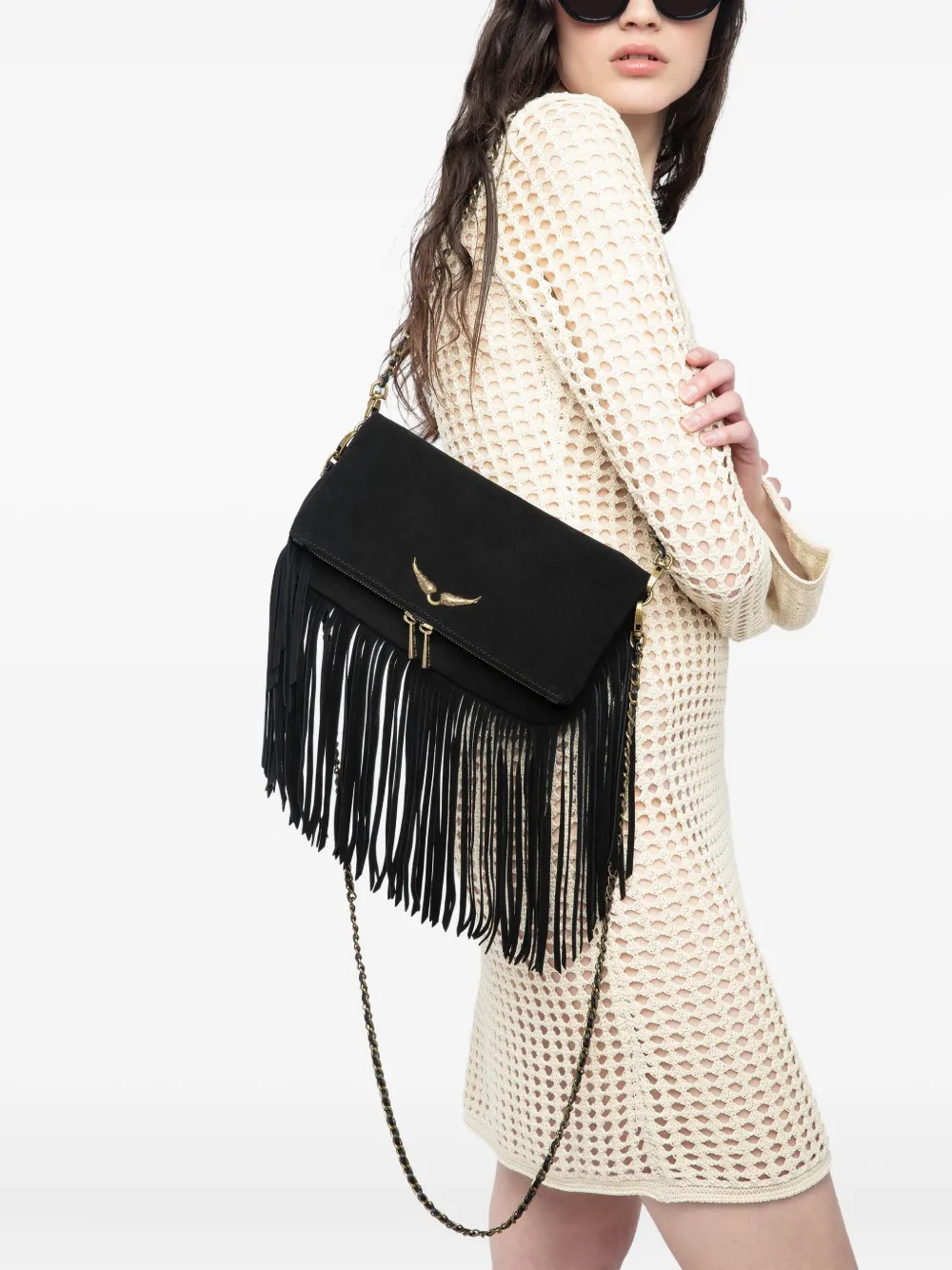 Zadig&Voltaire Rock clutch - Zwart