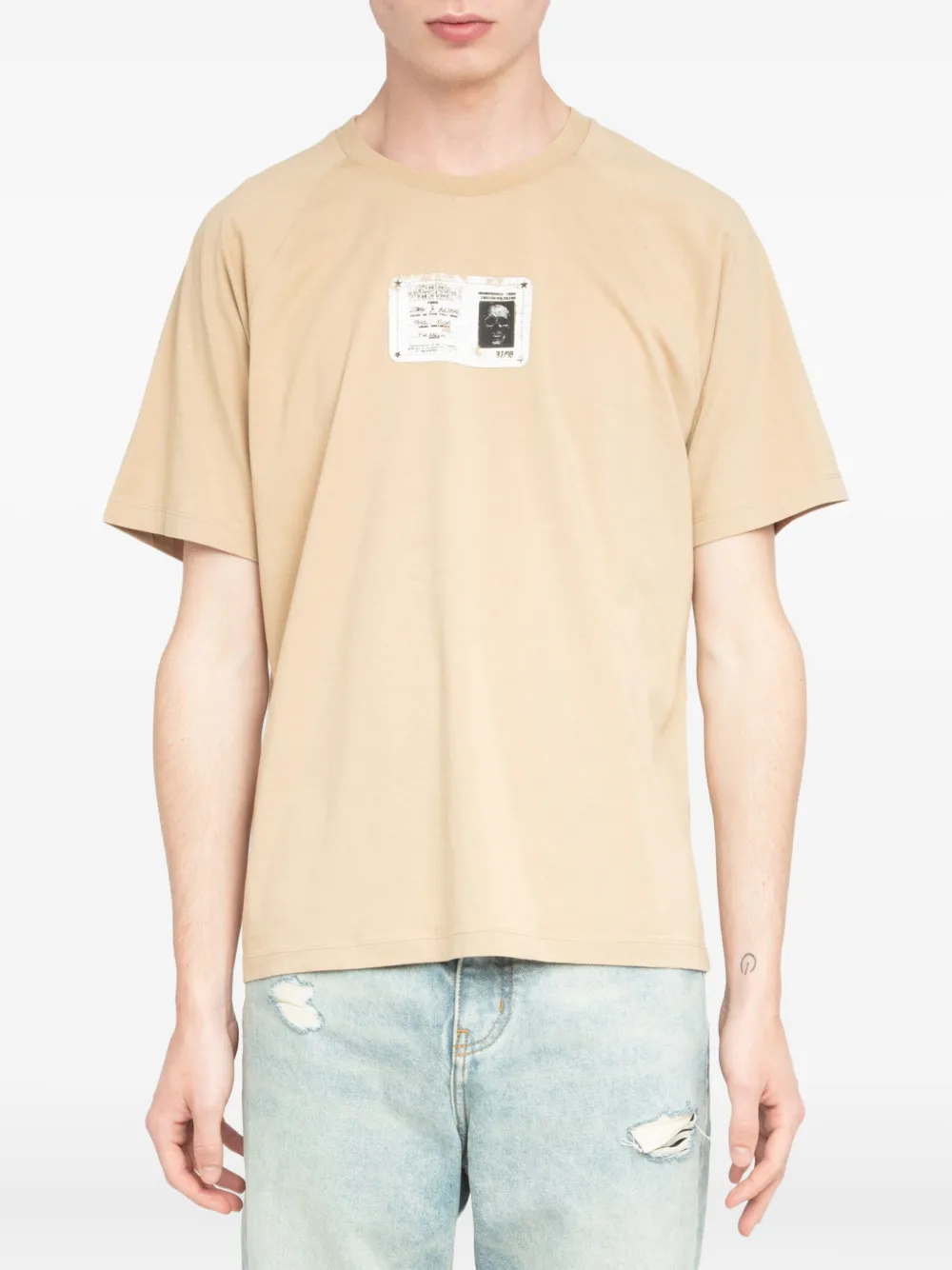 Zadig&Voltaire Torry T-shirt met grafische print Beige