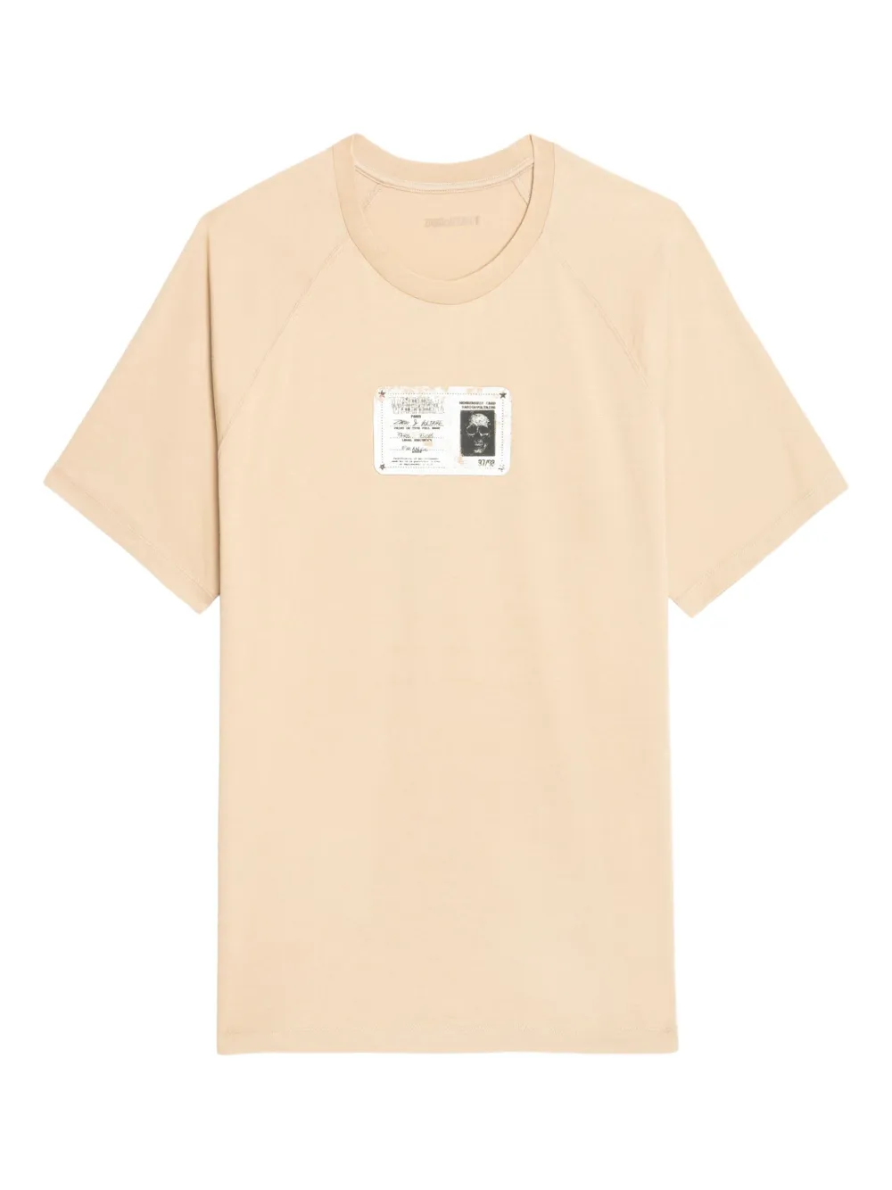 Zadig&Voltaire Torry T-shirt met grafische print Beige