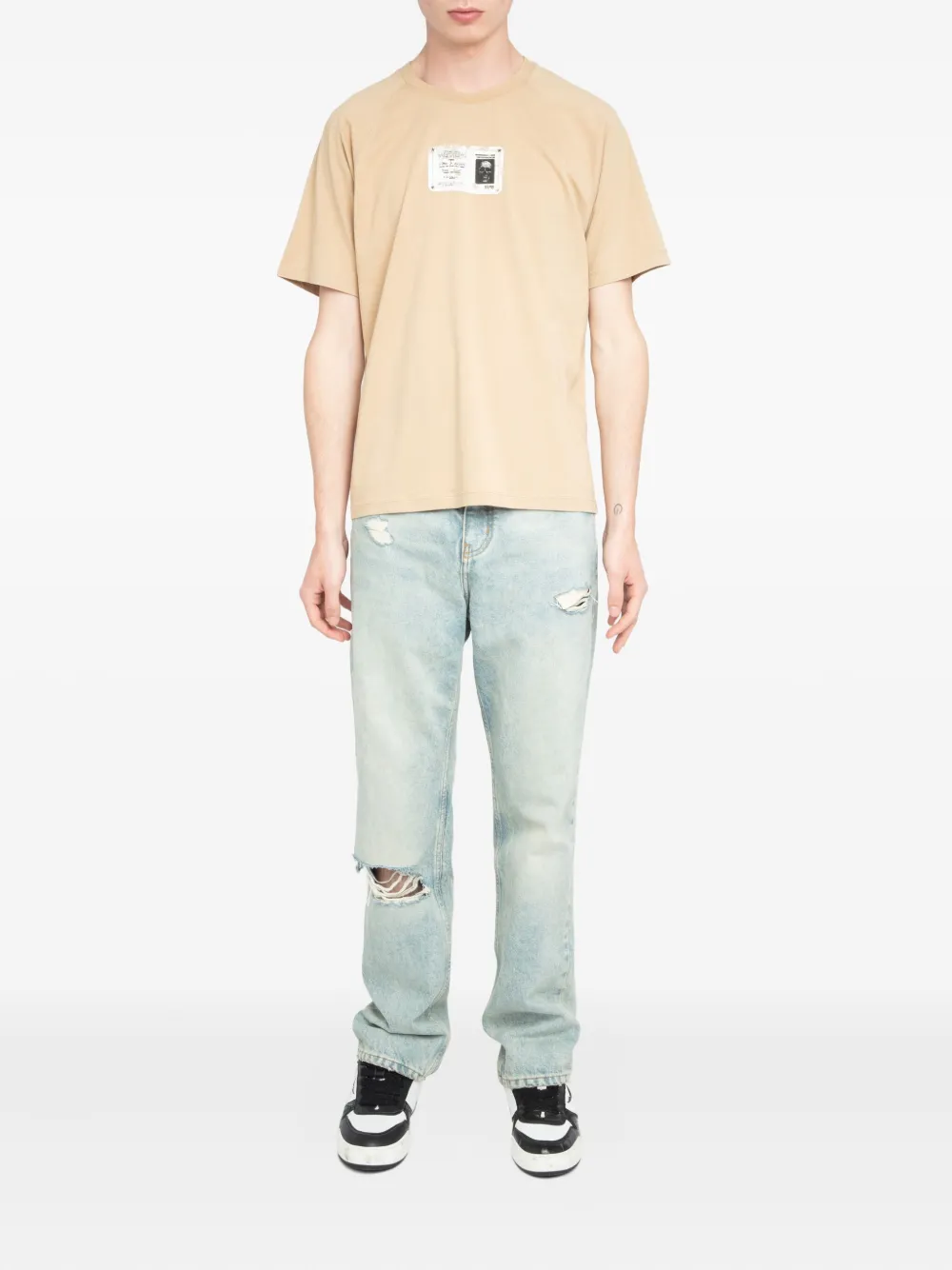 Zadig&Voltaire Torry graphic-print T-shirt - Beige