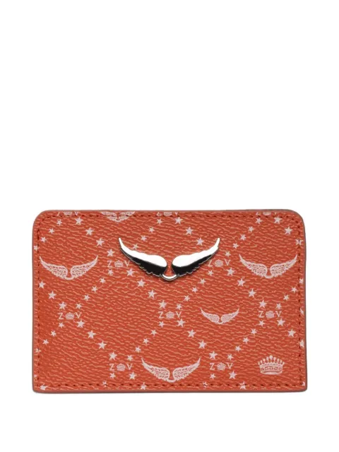 Zadig&Voltaire monogram star-print cardholder