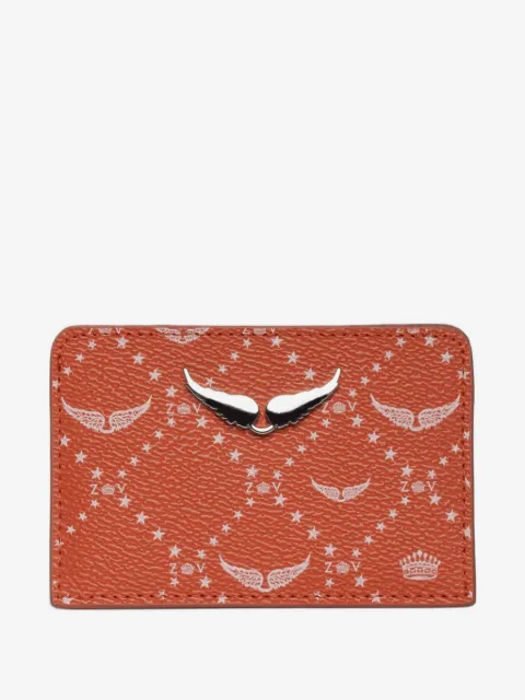 Zadig&Voltaire tarjetero con estampado del monograma