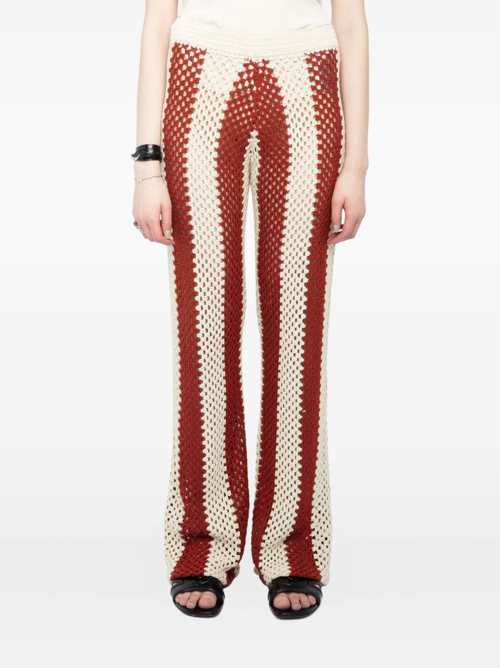 Shop Zadig & Voltaire Tricot-knit Trousers