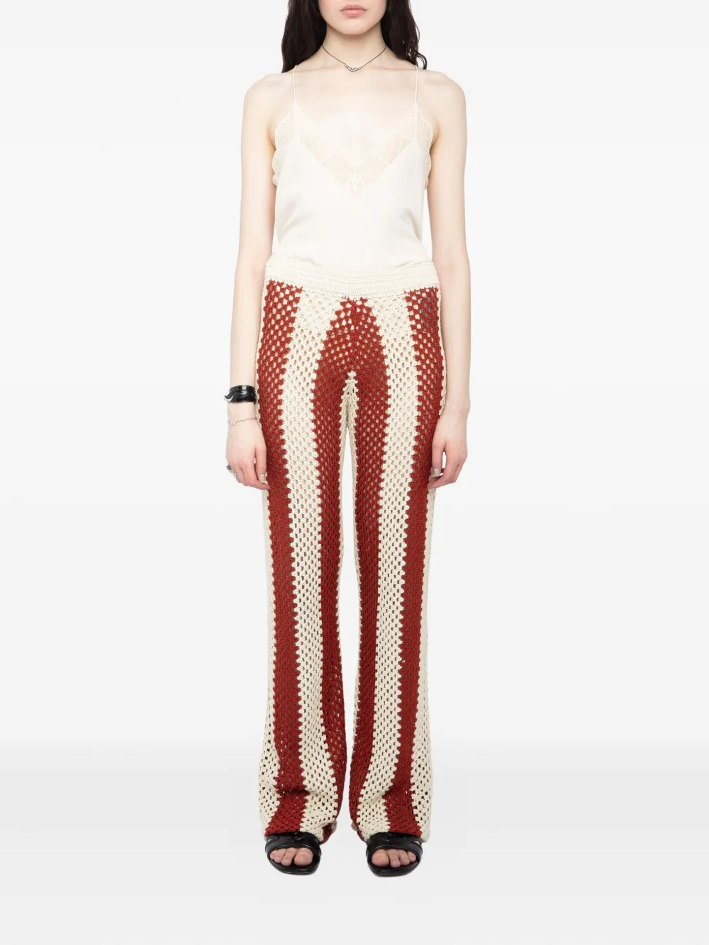 Zadig&Voltaire tricot-knit trousers - Rood
