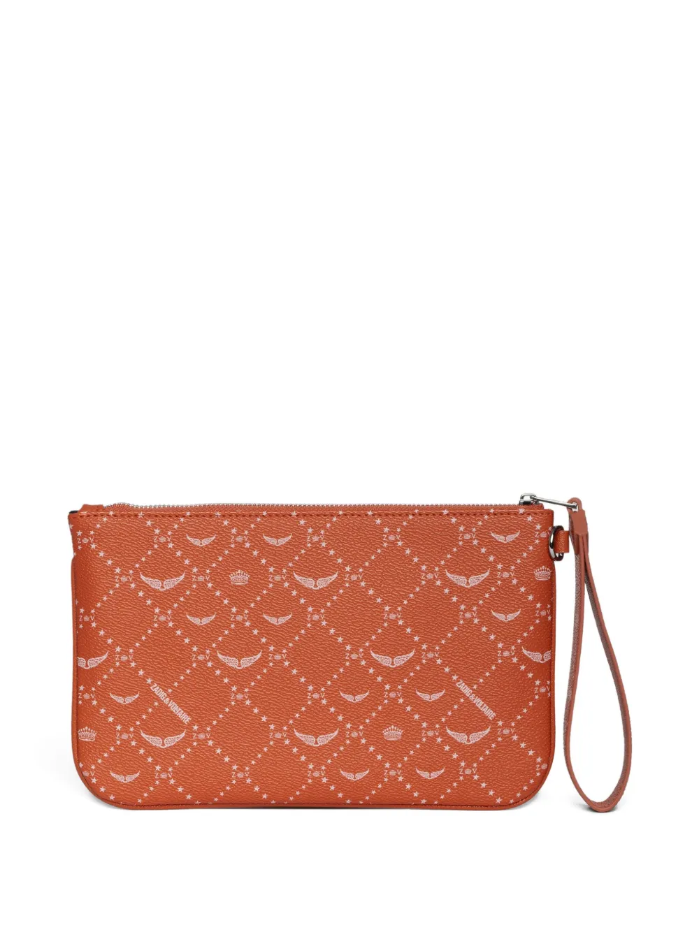 Zadig&Voltaire Clutch met monogram Oranje